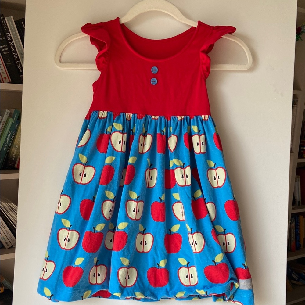 Eleanor Rose Adorable Apple Twirl Dress